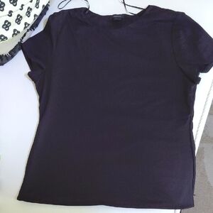Halogen Black Short Sleeve Tee